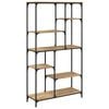 vidaXL &Rho;ά&phi;&iota; &Beta;&iota;&beta;&lambda;ί&omega;&nu; 5 &epsilon;&pi;&iota;&pi;έ&delta;&omega;&nu; 99 x 35,5 x 176 cm &Epsilon;&pi;&epsilon;&xi;&epsilon;&rho;&gamma;&alpha;&sigma;&mu;έ&nu;&omicron; &xi;ύ&lambda;&omicron;
