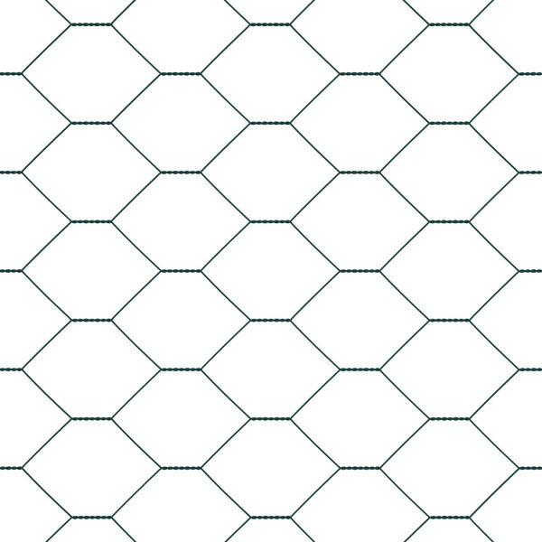 Φράχτης Hexagon vidaXL Πράσινος 1.6x50 μ Χάλυβας