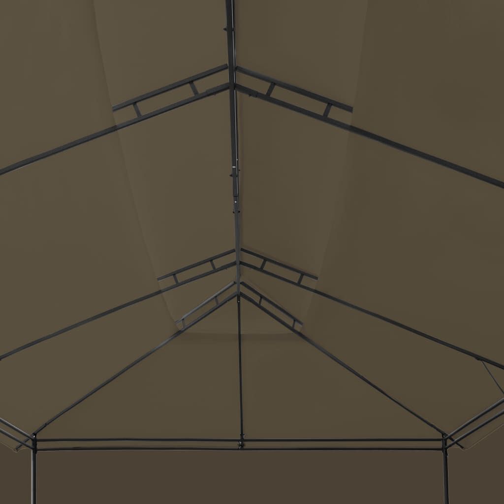 vidaXL Κιόσκι με Κουρτίνες Taupe 600 x 298 x 270 εκ. 180 γρ./μ²