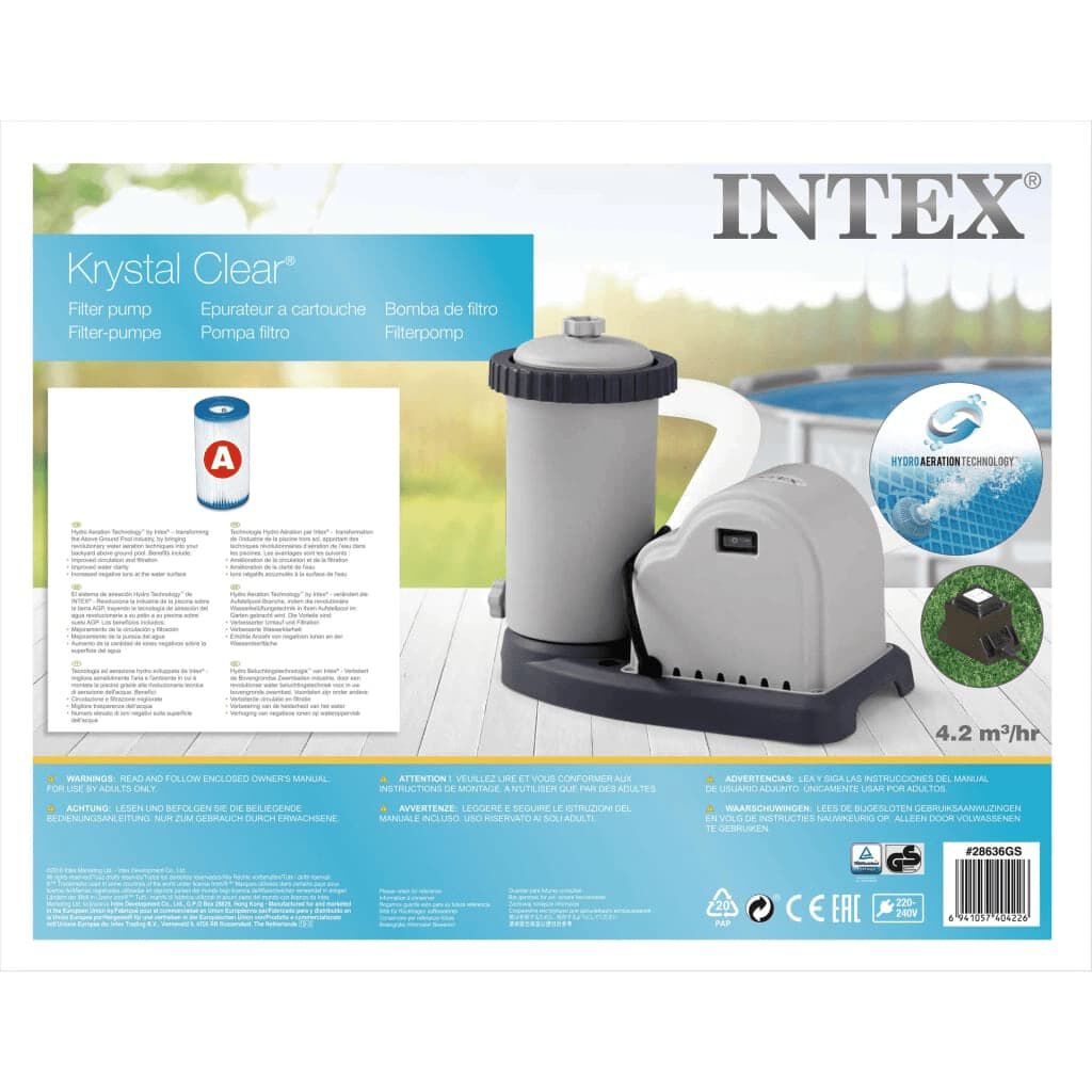 Intex Αντλία Φίλτρου 5678 Λίτρα / Ώρα 28636GS