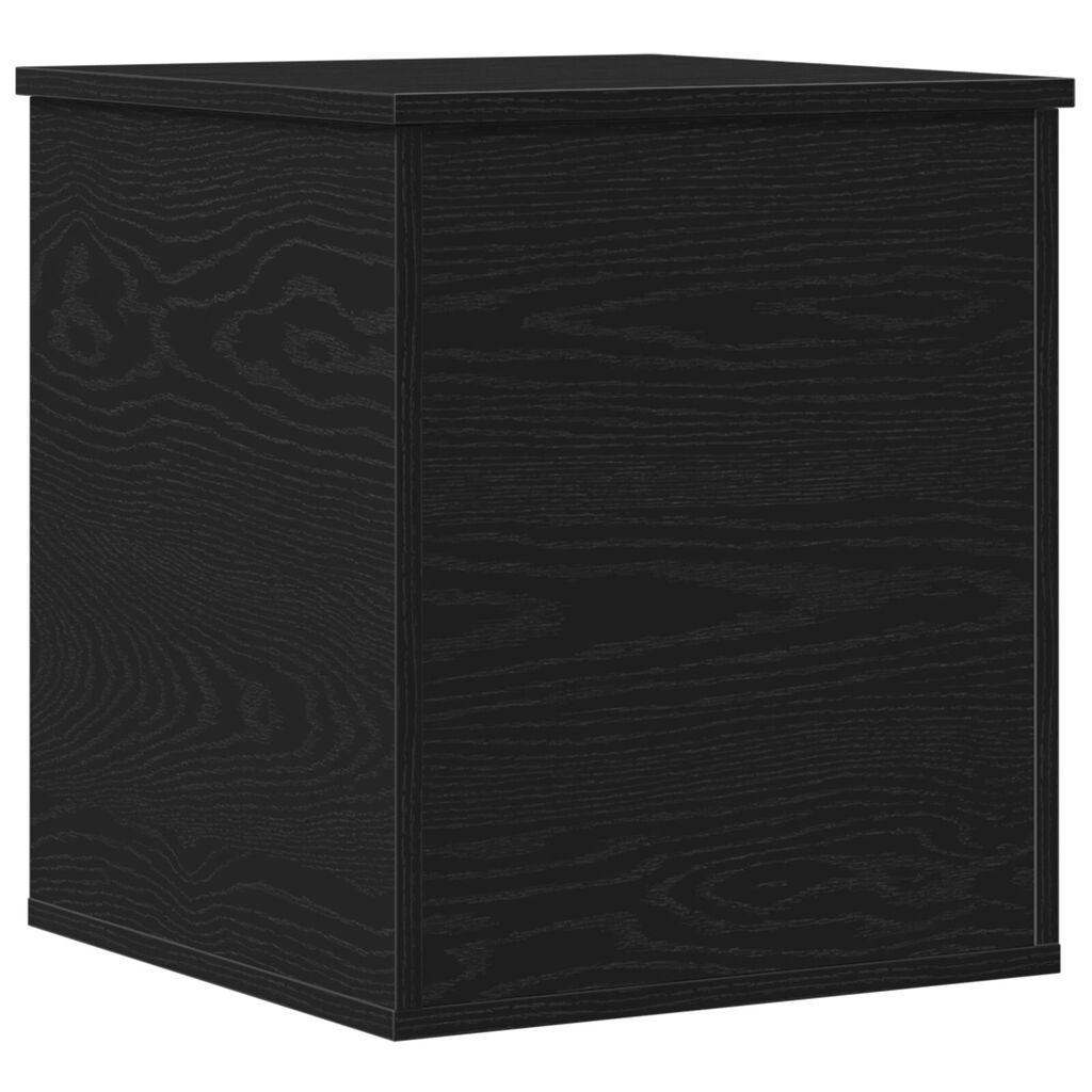 vidaXL Κουτί Αποθήκευσης Μαύρη Δρυς 40x42x46 εκ. Φτιαγμένο από Ξύλο
