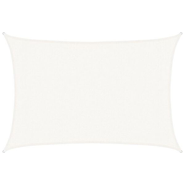 vidaXL Πανί Σκίασης Λευκό 3 x 5 μ. από HDPE 160 γρ./μ²