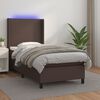 vidaXL &Kappa;&rho;&epsilon;&beta;ά&tau;&iota; Boxspring &mu;&epsilon; &Sigma;&tau;&rho;ώ&mu;&alpha; & LED &Kappa;&alpha;&phi;έ 80x200 &epsilon;&kappa;. &Sigma;&upsilon;&nu;&theta;. &Delta;έ&rho;&mu;&alpha;