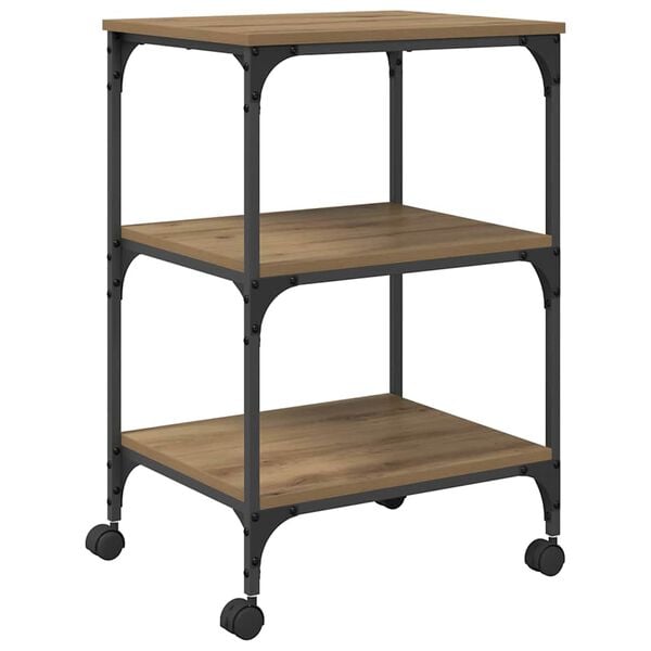 vidaXL Σταντ Εκτυπωτή Artisan Oak 50 x 41 x 75 εκ Επεξεργασμένο ξύλο