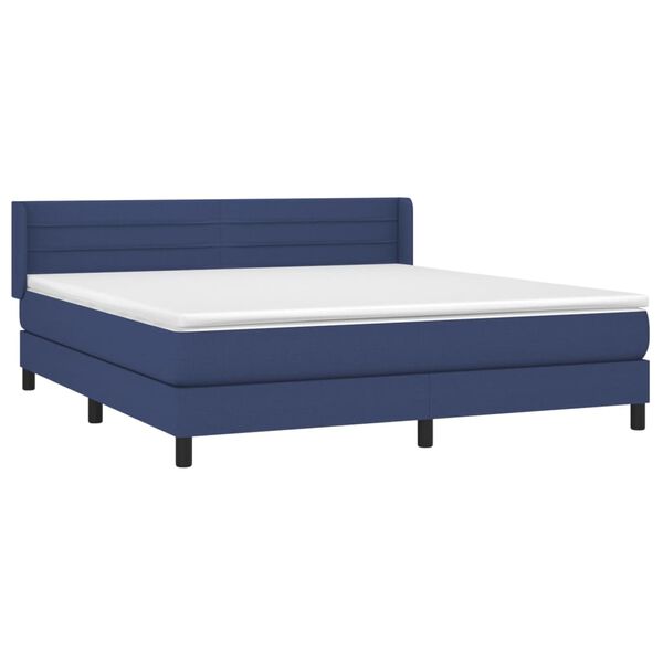 vidaXL &Kappa;&rho;&epsilon;&beta;ά&tau;&iota; Boxspring &mu;&epsilon; &Sigma;&tau;&rho;ώ&mu;&alpha; &Mu;&pi;&lambda;&epsilon; 180x200 &epsilon;&kappa;. &Upsilon;&phi;&alpha;&sigma;&mu;ά&tau;&iota;&nu;&omicron;