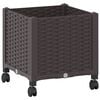 vidaXL &Kappa;ή&pi;&omicron;&sigmaf; &Gamma;&lambda;&alpha;&sigma;&tau;&rho;ά&kappa;&iota; &mu;&epsilon; &Rho;&omicron;&delta;ά&kappa;&iota;&alpha; &Kappa;&alpha;&phi;έ 40 x 40 x 48 cm PP