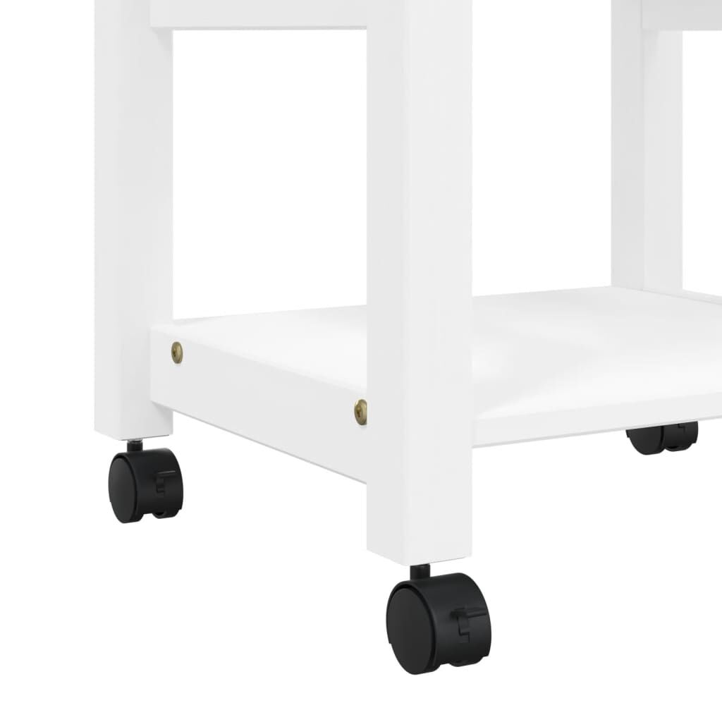 vidaXL Τρόλεϊ Κουζίνας MONZA 48x40x90 εκ. από Μασίφ Ξύλο Πεύκου