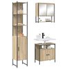 vidaXL Σετ Επίπλων Μπάνιου Άλλο 3 pcs Sonoma Δρυς 33 x 33 x 185.5 εκ