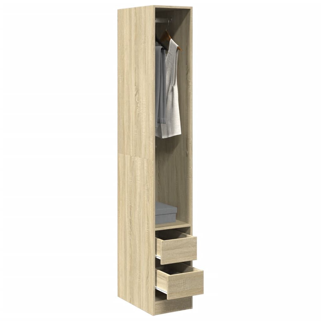 vidaXL Ντουλάπα Sonoma Δρυς 30x50x200 εκ. από Επεξεργασμένο Ξύλο