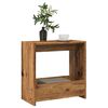 vidaXL Side Table Παλιό ξύλο 50x26x50 cm Κατασκευασμένο ξύλο