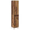 vidaXL Highboard &Pi;&alpha;&lambda;&iota;ό &Xi;ύ&lambda;&omicron; 34,5 x 34 x 90 &epsilon;&kappa;. &Epsilon;&pi;&epsilon;&xi;&epsilon;&rho;&gamma;&alpha;&sigma;&mu;έ&nu;&omicron; &Xi;ύ&lambda;&omicron;