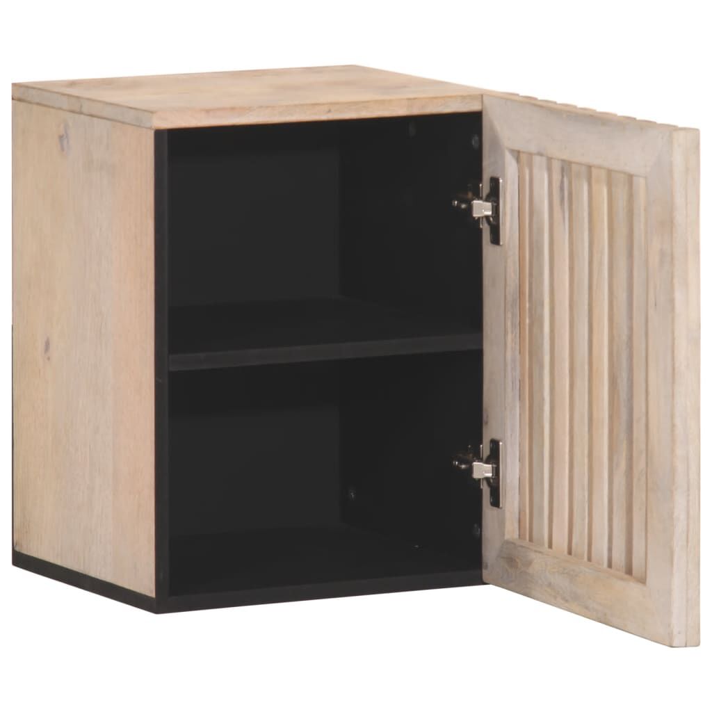 vidaXL Ντουλάπι Μπάνιου Επιτοίχιο 38x34x48 εκ. από Μασίφ Ξύλο Μάνγκο