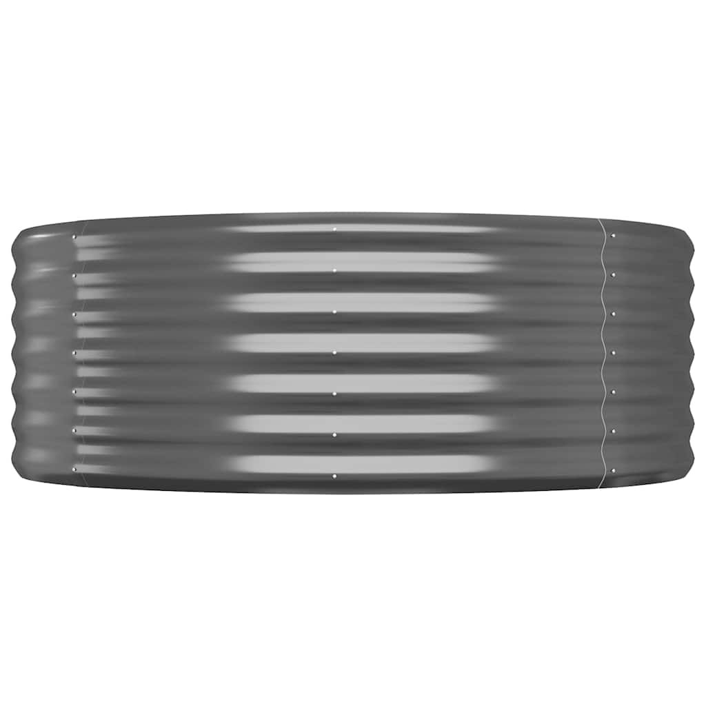 vidaXL Ζαρντινιέρα Ανθρακί 544x100x36εκ Γαλβανισμένος χάλυβας