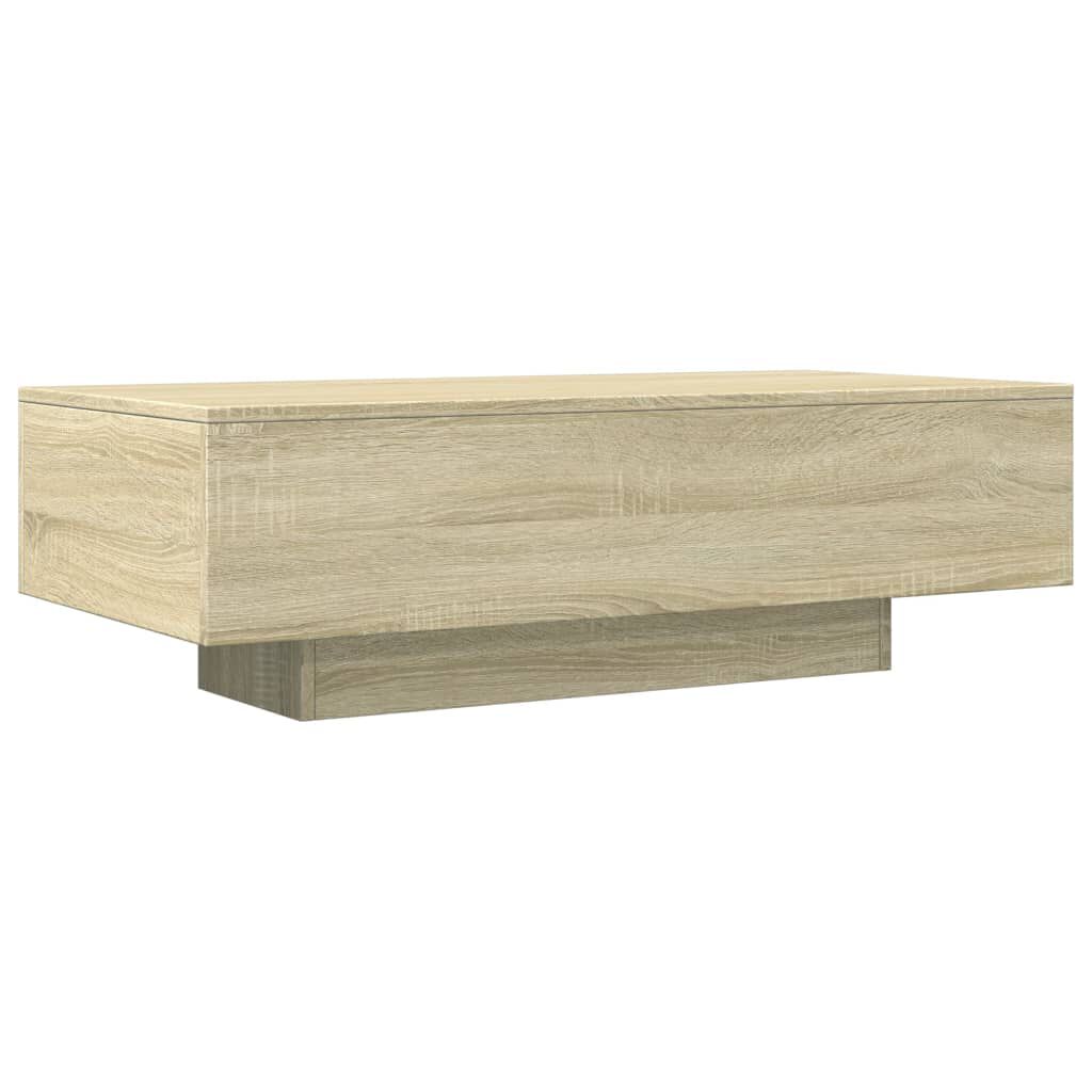 vidaXL Τραπεζάκι Σαλονιού Sonoma Δρυς 100x49,5x31 εκ. Επεξεργ. Ξύλο