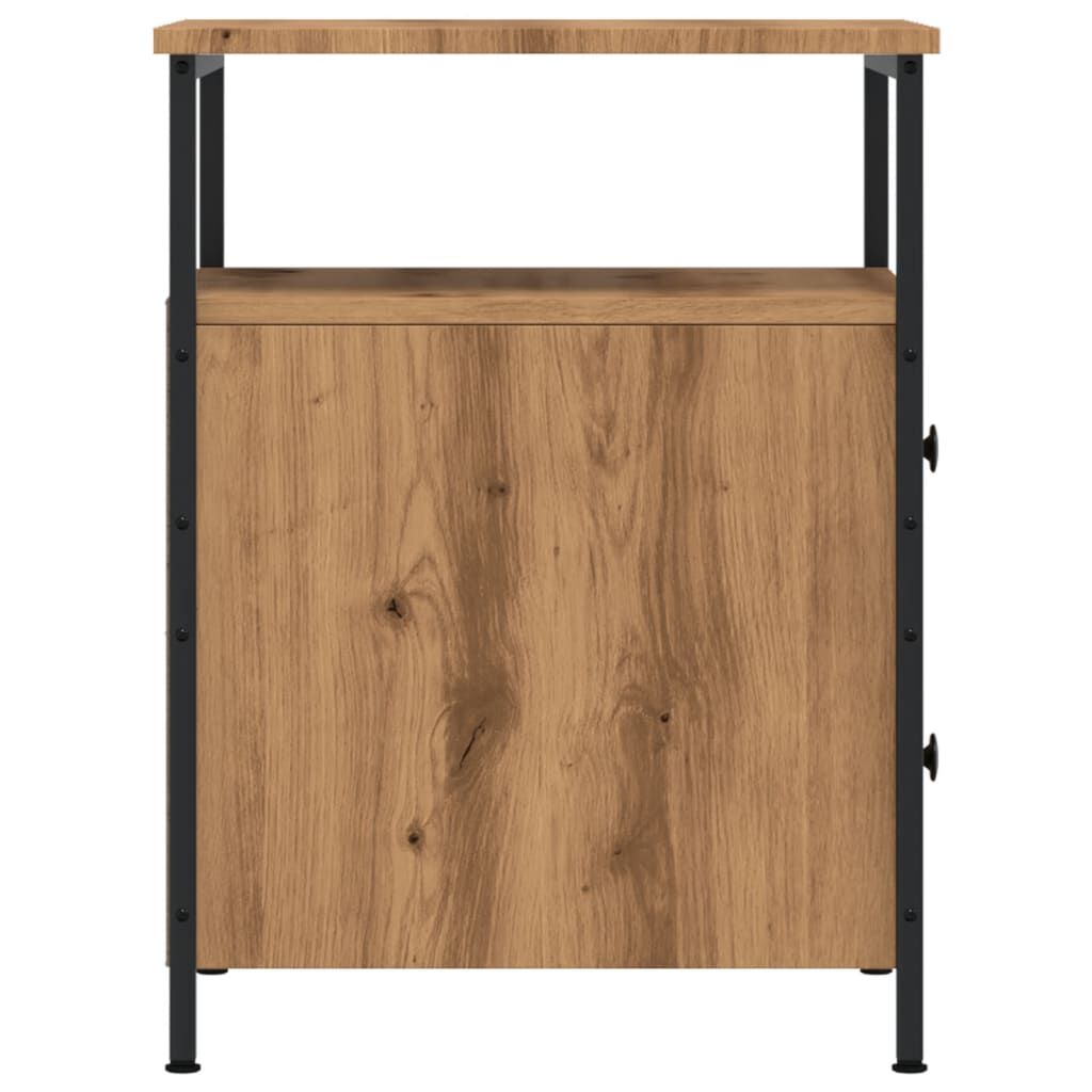 vidaXL Κομοδίνα 2 τεμάχια Artisan Oak 44x45x60 cm Κατασκευασμένο ξύλο