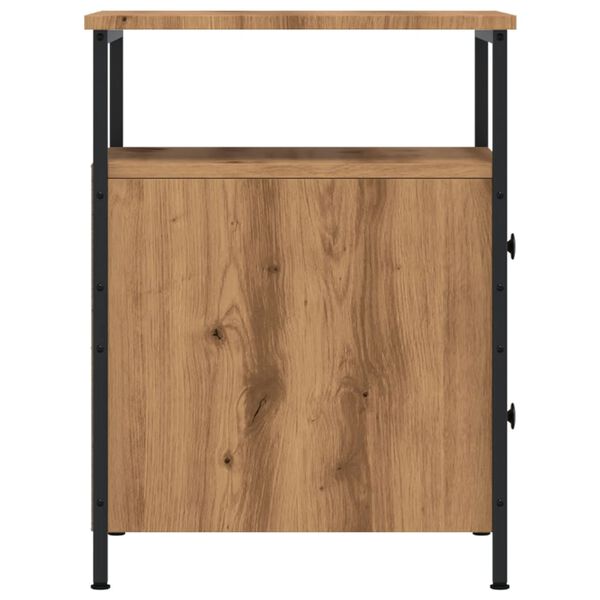 vidaXL Κομοδίνα 2 τεμάχια Artisan Oak 44x45x60 cm Κατασκευασμένο ξύλο