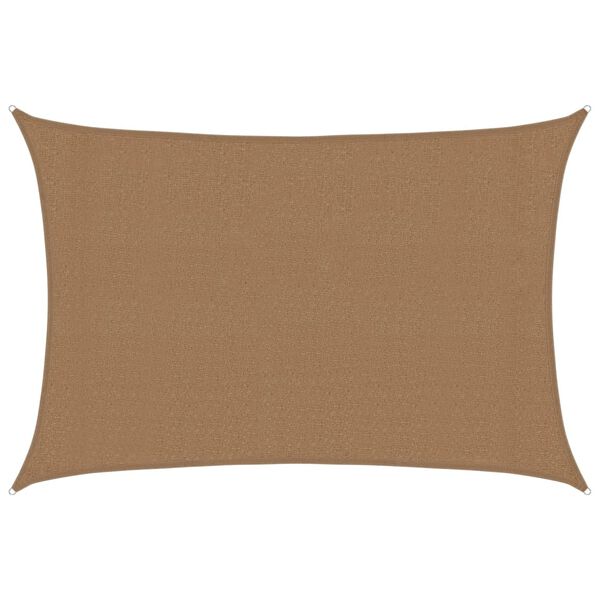 vidaXL Πανί Σκίασης Taupe 3 x 4,5 μ. από HDPE 160 γρ./μ²