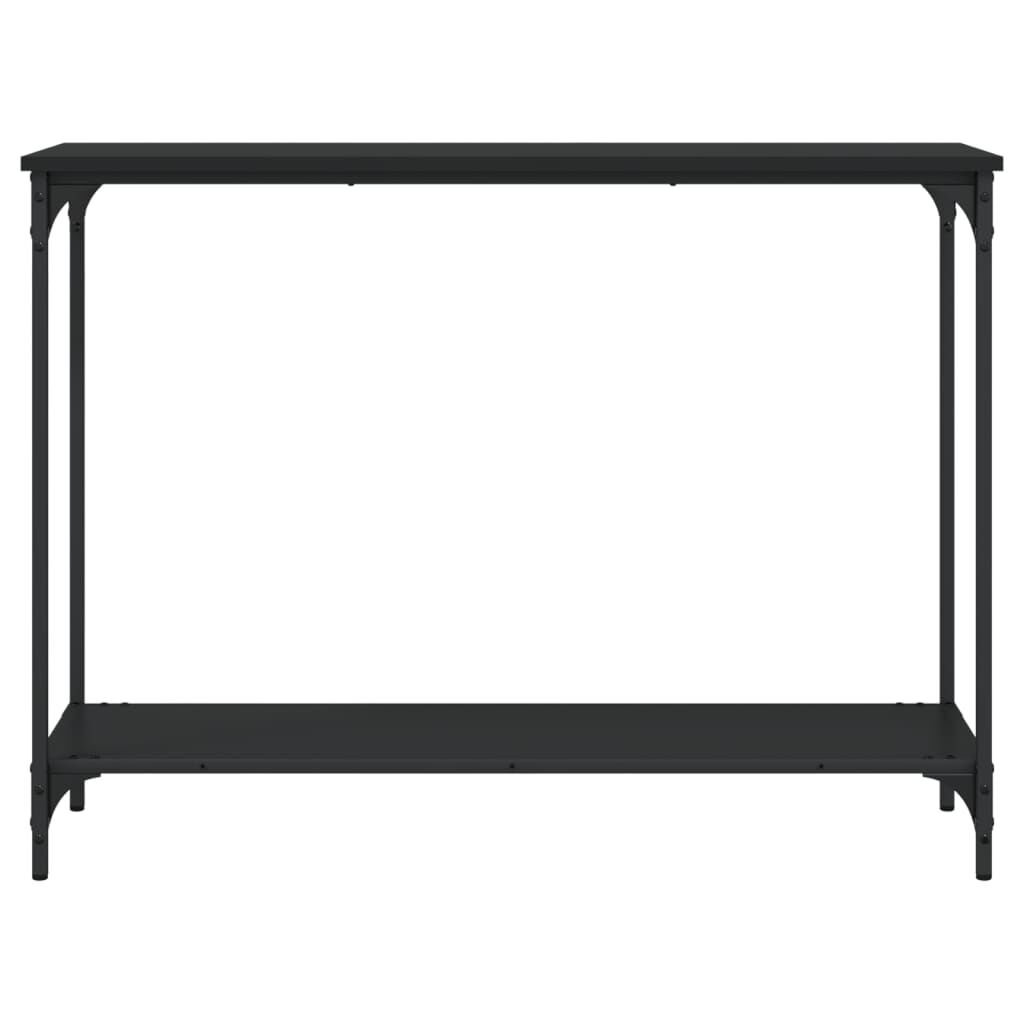 vidaXL Τραπέζι Κονσόλα Μαύρο 101 x 30,5 x 75 εκ. από Επεξεργ. Ξύλο