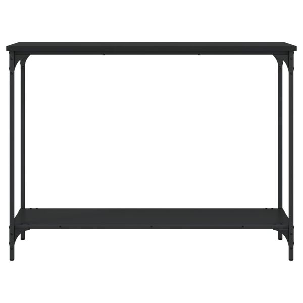 vidaXL Τραπέζι Κονσόλα Μαύρο 101 x 30,5 x 75 εκ. από Επεξεργ. Ξύλο