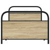 vidaXL Πλαίσιο Κρεβ. Χωρ. Στρώμα Sonoma Δρυς 90x200 εκ. Επεξ. Ξύλο
