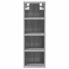 vidaXL Κρεμαστό Ντουλάπι "Riga" Γκρι Sonoma 20x29,5x60 εκ. από Τεχνητό Ξύλο