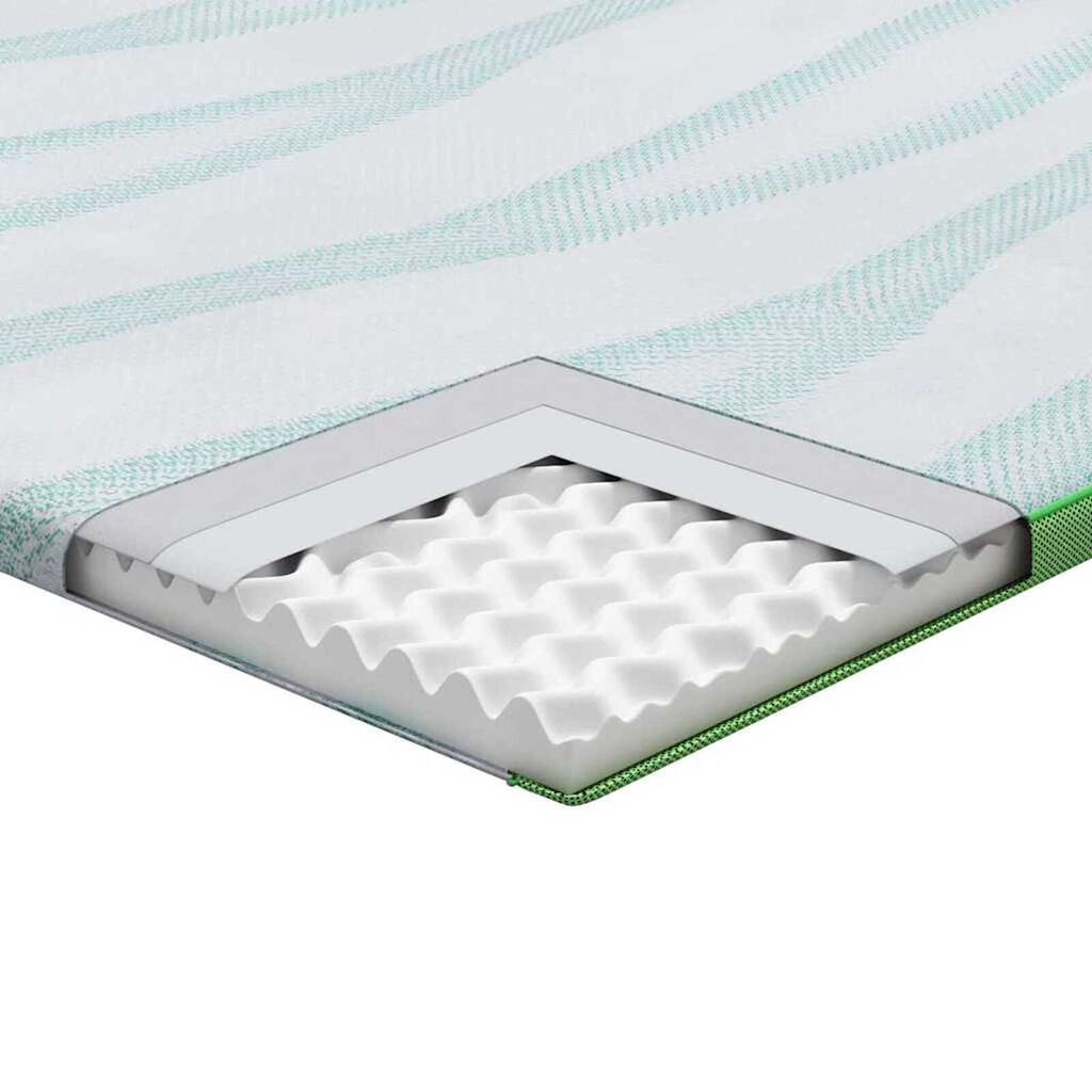 vidaXL Στρώματα Λευκό και Πράσινο 70 x 200 cm