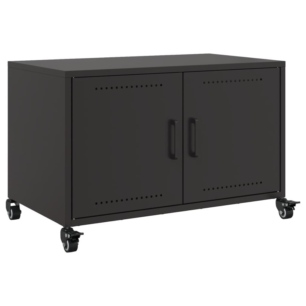 vidaXL Έπιπλο Τηλεόρασης Μαύρο 68x39x43,5 εκ. Χάλυβας