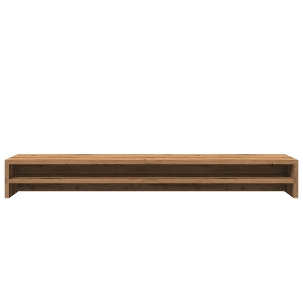 vidaXL Βάση Οθονών Artisan Δρυς 100 x 24 x 13 εκ. από Επεξ. Ξύλο
