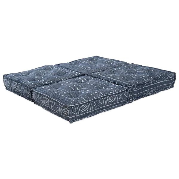 vidaXL Μαξιλάρι 2 pcs Μπλε 70 x 70 x 36 εκ Πολυεστέρας