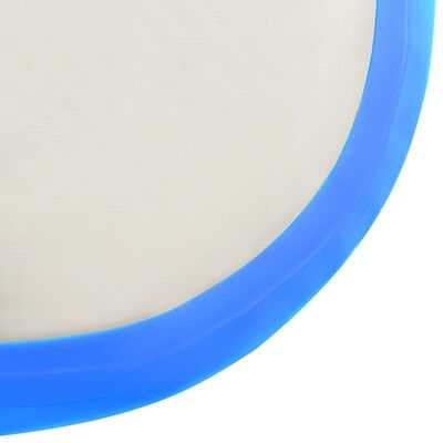 vidaXL Στρώμα Ενόργανης Φουσκωτό Μπλε 600 x 100 x 15 εκ. PVC με Τρόμπα