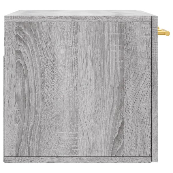 vidaXL Ντουλάπι Τοίχου Γκρι Sonoma 60x36,5x35 εκ. Επεξεργασμένο Ξύλο