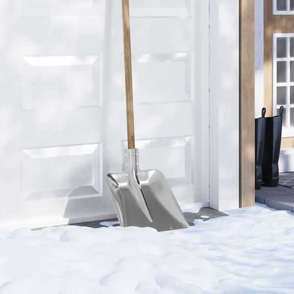 vidaXL Κεφάλι Φτυαριού 4 pcs Ασημί 45 x 38 εκ. Αλουμίνιο