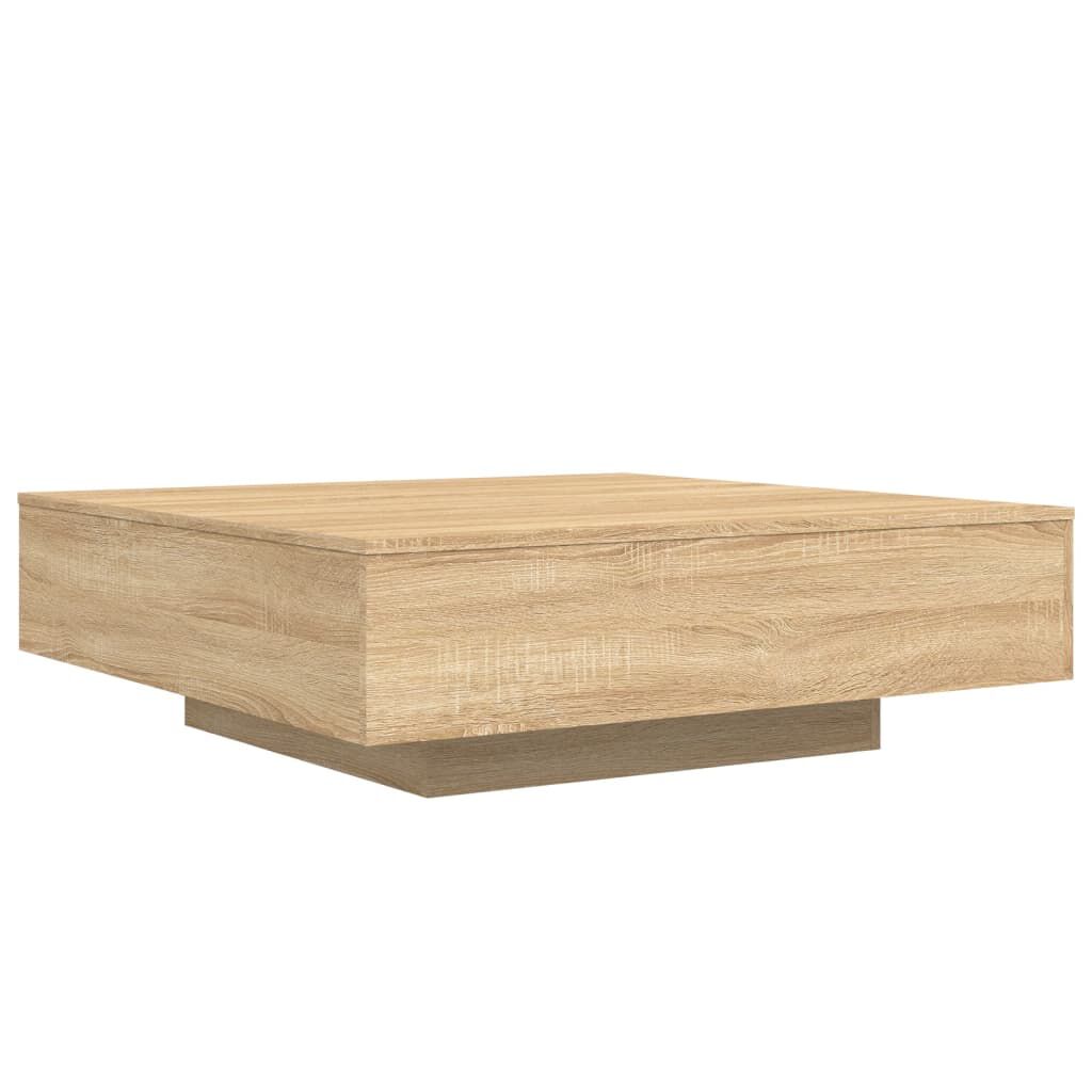 vidaXL Τραπεζάκι Σαλονιού Sonoma Δρυς 100x100x31 εκ Επεξεργασμένο Ξύλο