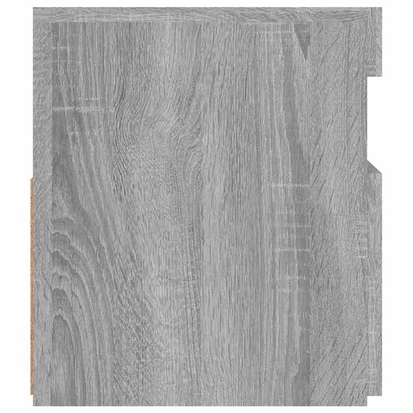 vidaXL Έπιπλο Τηλεόρασης με LED Γκρι Sonoma 90x35x40 εκ.
