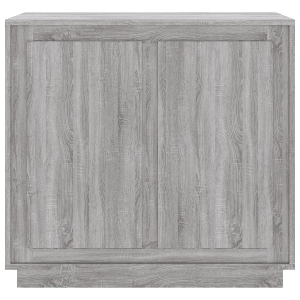 vidaXL Ντουλάπι Γκρι Sonoma 80x34x75 εκ. από Επεξεργασμένο Ξύλο