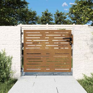vidaXL &Pi;ό&rho;&tau;&alpha; &Kappa;ή&pi;&omicron;&upsilon; &Tau;&epsilon;&tau;&rho;ά&gamma;&omega;&nu;&eta; 85x75 &epsilon;&kappa;. &alpha;&pi;ό &Alpha;&tau;&sigma;ά&lambda;&iota; Corten
