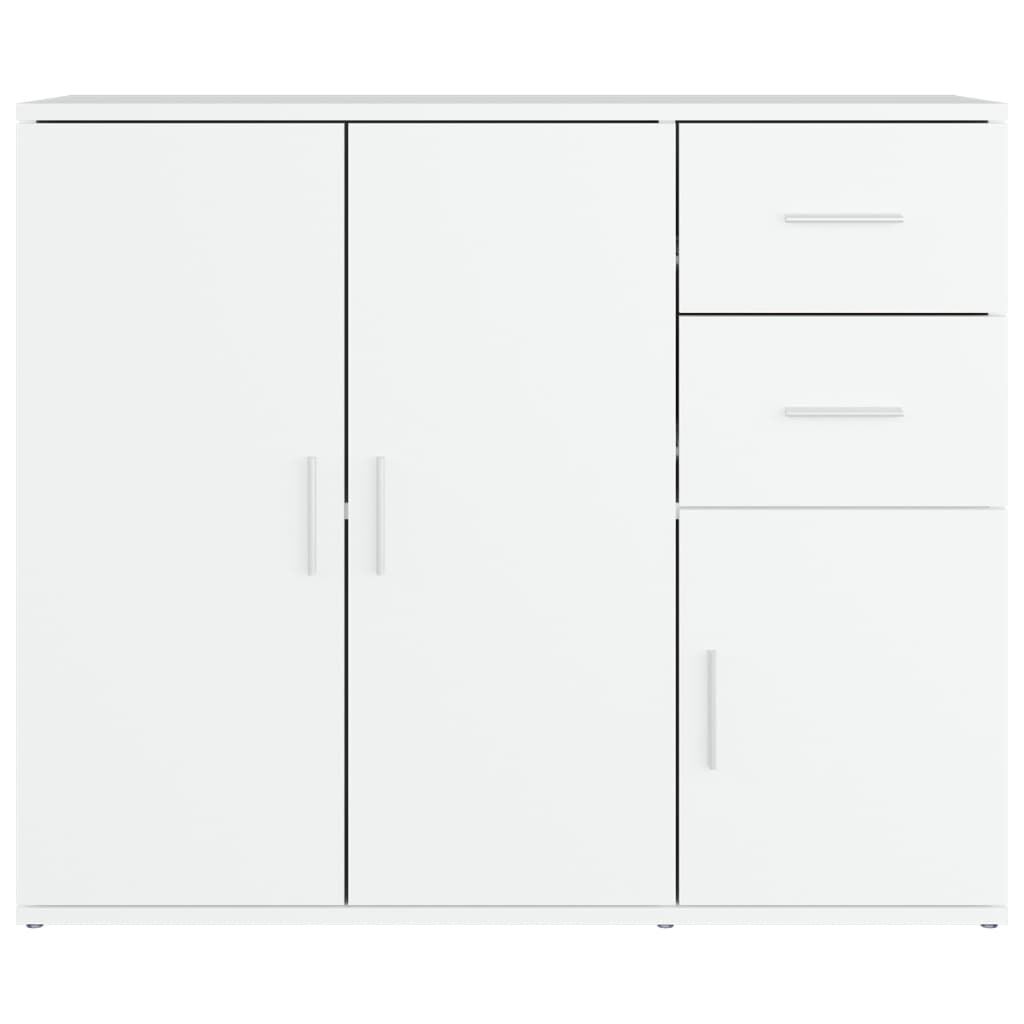 vidaXL Ντουλάπι Λευκό 91 x 29,5 x 75 εκ. από Επεξεργασμένο Ξύλο