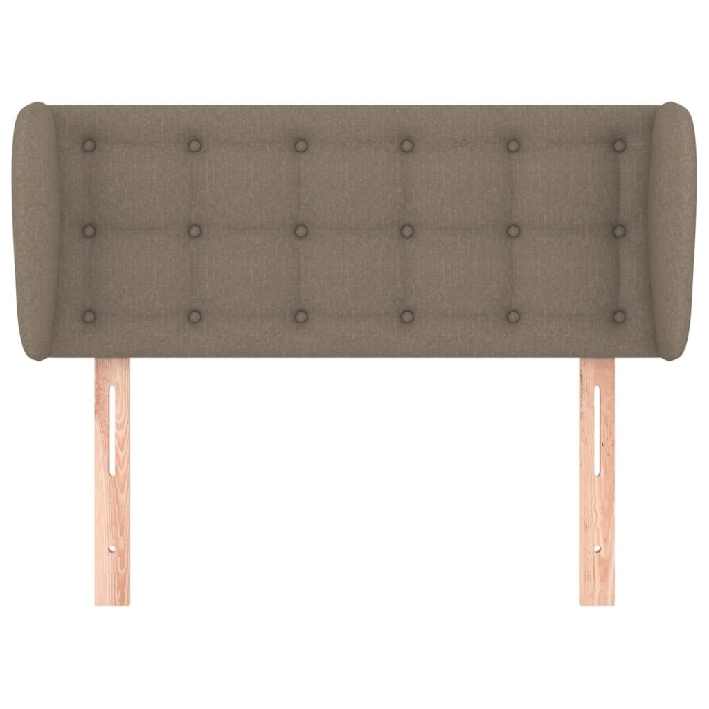 vidaXL Κεφαλάρι με Πτερύγια Taupe 83 x 23 x 78/88 εκ. Υφασμάτινο