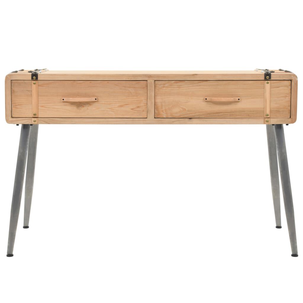 vidaXL Τραπέζι Κονσόλα 115 x 40,5 x 76 εκ. από Μασίφ Ξύλο Ελάτης