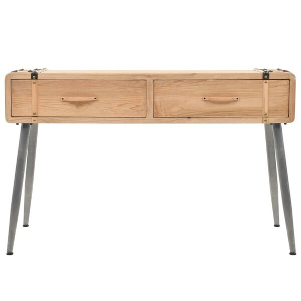vidaXL Τραπέζι Κονσόλα 115 x 40,5 x 76 εκ. από Μασίφ Ξύλο Ελάτης