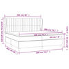 vidaXL &Kappa;&rho;&epsilon;&beta;ά&tau;&iota; Boxspring &mu;&epsilon; &Sigma;&tau;&rho;ώ&mu;&alpha; &Mu;&alpha;ύ&rho;&omicron; 200x200 &epsilon;&kappa;. &Upsilon;&phi;&alpha;&sigma;&mu;ά&tau;&iota;&nu;&omicron;