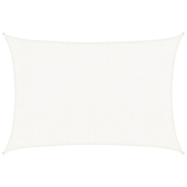 vidaXL Πανί Σκίασης Λευκό 3 x 4,5 μ. από HDPE 160 γρ./μ²