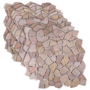 vidaXL &Pi;&lambda;&alpha;&kappa;ί&delta;&iota;&alpha; &Mu;&omega;&sigma;&alpha;ϊ&kappa;&omicron;ύ &Kappa;ό&kappa;&kappa;&iota;&nu;&omicron; 30 x 30 cm &Mu;ά&rho;&mu;&alpha;&rho;&omicron;