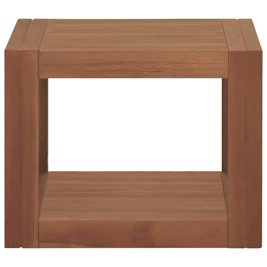 vidaXL Έπιπλο Μπάνιου Επιτοίχιο 45 x 45 x 35 εκ. από Μασίφ Ξύλο Teak