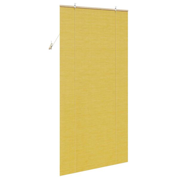 vidaXL Ρολά και Σκίες Παραθύρων Κίτρινο 110 x 220 cm Μπαμπού