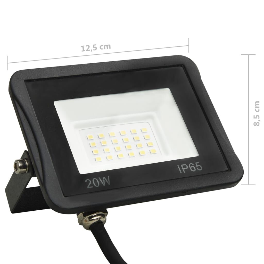 vidaXL Προβολέας LED Ψυχρό Λευκό 20 W