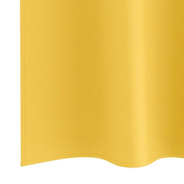 vidaXL Κουρτίνες 2 pcs κίτρινο μουσταρδί 245 x 140 εκ. Πολυεστέρας