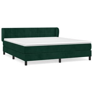 vidaXL &Kappa;&rho;&epsilon;&beta;ά&tau;&iota; Boxspring &mu;&epsilon; &Sigma;&tau;&rho;ώ&mu;&alpha; &Sigma;&kappa;&omicron;ύ&rho;&omicron; &Pi;&rho;ά&sigma;&iota;&nu;&omicron; 180x200&epsilon;&kappa;. &Beta;&epsilon;&lambda;&omicron;ύ&delta;&iota;&nu;&omicron;