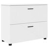 vidaXL Σετ Επίπλων Μπάνιου με συρτάρι 4 pcs Λευκό 30 x 35 x 192 εκ.