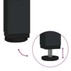vidaXL Σετ Επίπλων Μπάνιου με ράφι με πόρτα 2 pcs Καφέ 60 x 30 x 60 cm